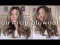 Dyson Airwrap Blowout on Wavy Hair + Olaplex