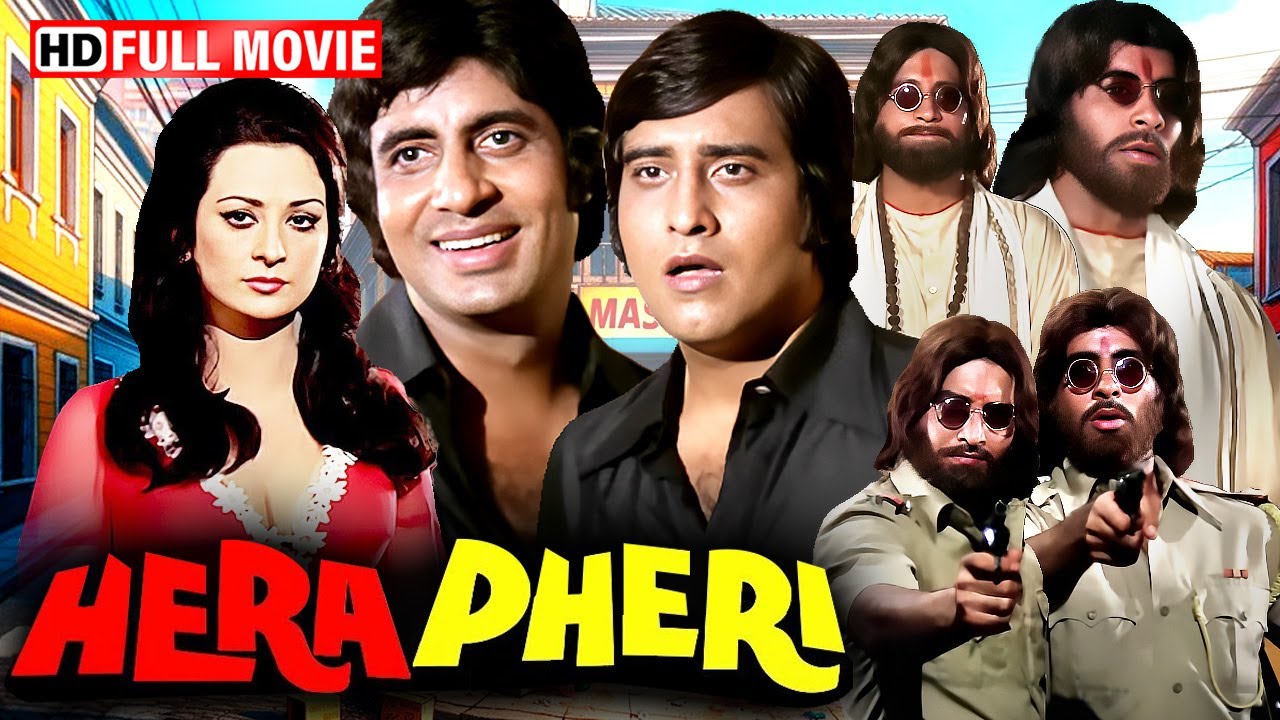 Hera Pheri (HD) | Amitabh Bachchan, Vinod Khanna, Saira Banu | Superhit Bollywood Classic