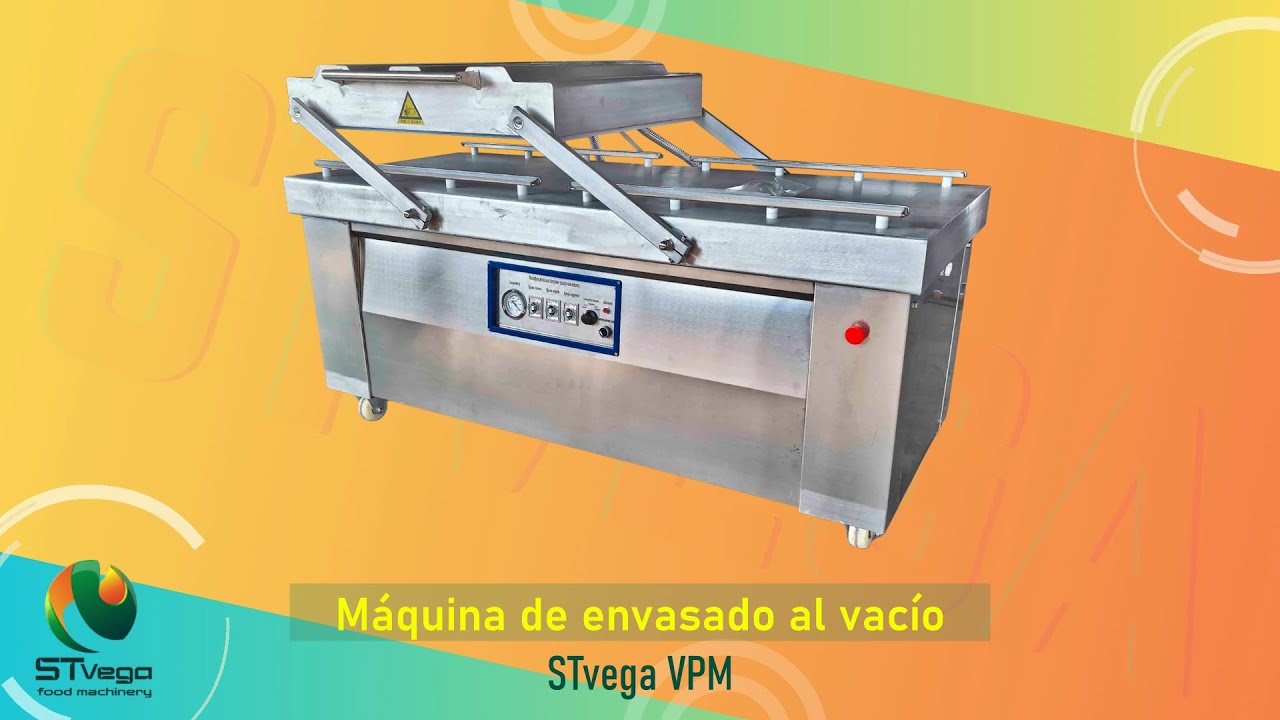 Máquina STvega VPM para el vacío y envasado de bolsas con distintos productos en su interior
