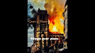 SAINT- PREUX :  Adagio pour piano   ( piano, strings & choir )