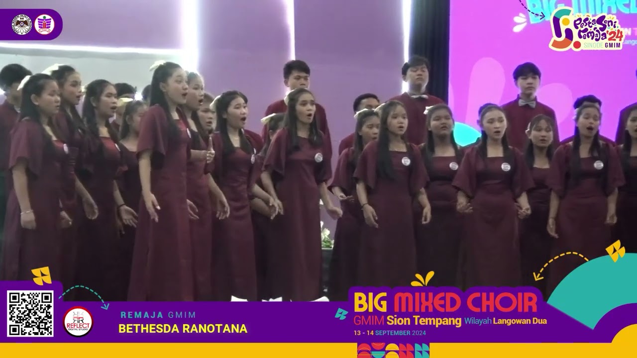BETHESDA JUNIOR CHOIR - BIG MIXED CHOIR PSR GMIM TAHUN 2024