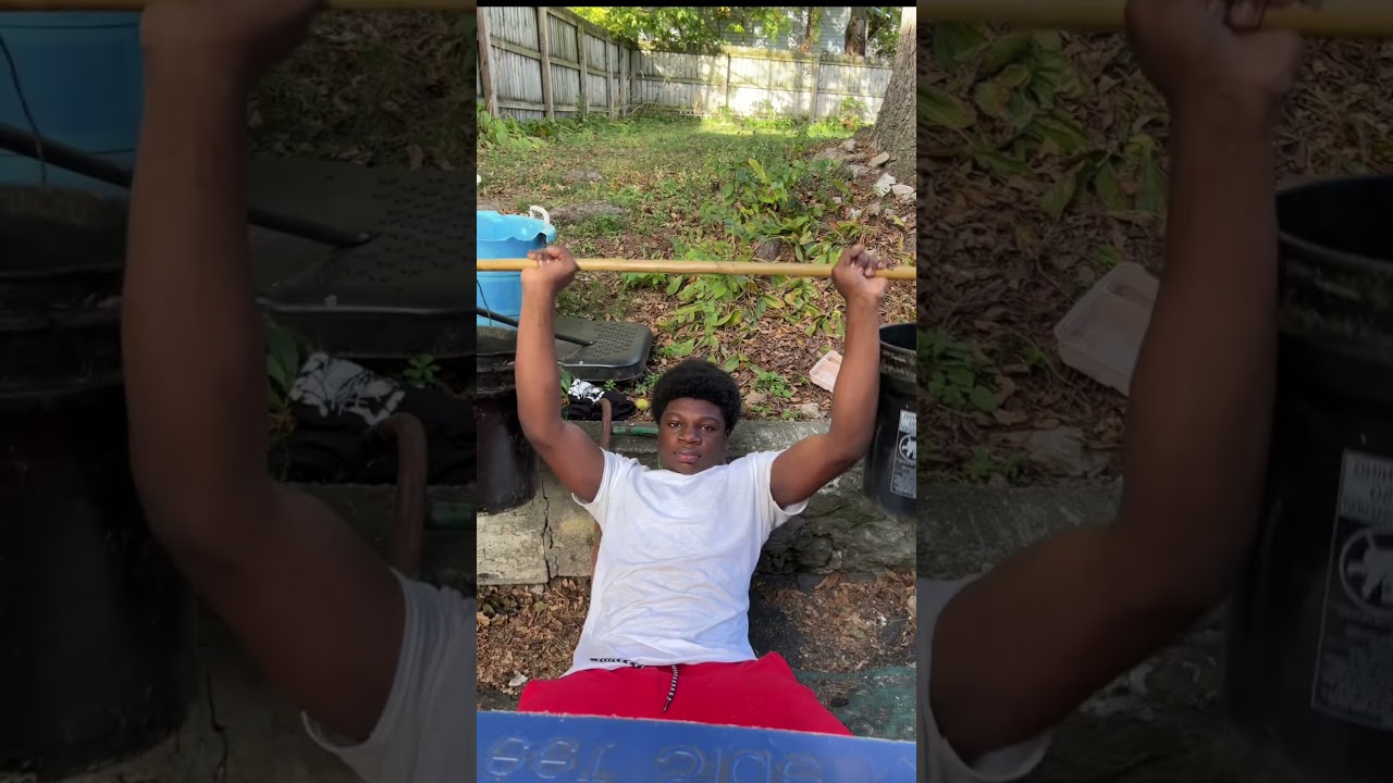 day 3 of building gym with junk 