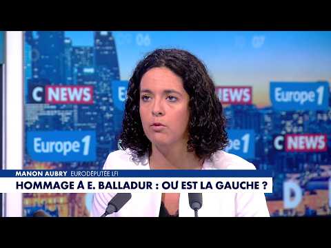 Miniature de la vidéo : Manon Aubry : à propos d'Édouard Balladur, «C'était clairement un homme d'État»