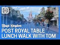 🔴LIVE Post Royal Table Lunch Walk Around the Magic Kingdom