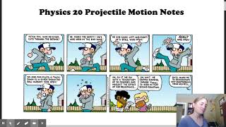 #12 Physics 20: Projectile Motion Part 1- Horizontally Thrown Objects