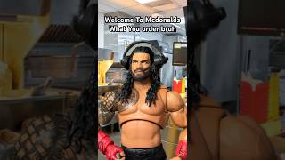 Mcdonalds Rap Song 😂 #funny #nutshell #wwetoys #stopmotion #wwe #wwefigures #comedy #picfed