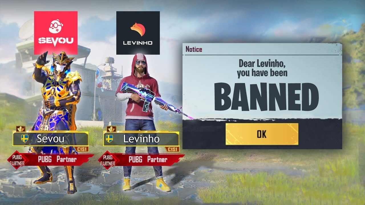 Sevou BANNED Levinho 10 Years in PUBG MOBILE / BGMI