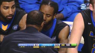 Morehead State's Sean Woods Goes Off On A Player - 11/21/2012