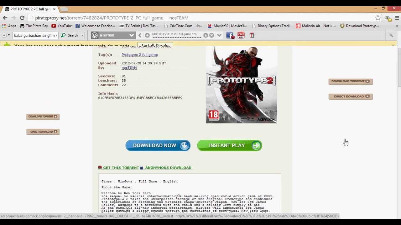 Prototype 2 Cheats & Trainers for PC