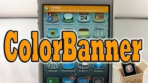 How To Change Notification Banner Color With ColorBanner (Cydia Tweak)