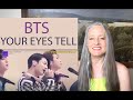 Voice Teacher Reaction to BTS - Your Eyes Tell