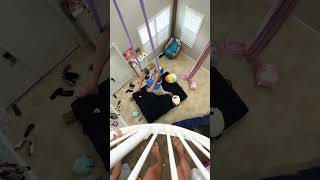 The way DAD FELL off the BALCONY!!😮