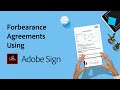 Forbearance Agreement with Adobe Sign 📄