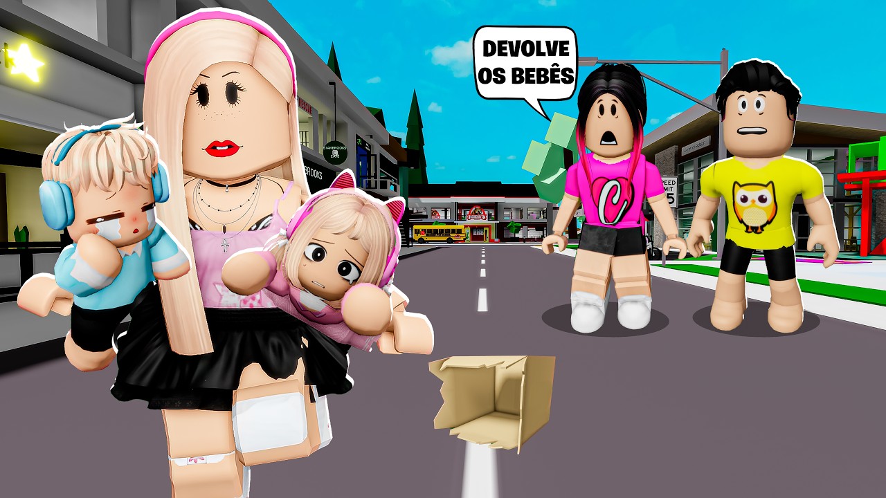 A MÃE DA BEBÊ ROSINHA VOLTOU E DESCOBRIMOS ALGO ESTRANHO NO BROOKHAVEN!