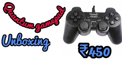 Quantum USB vibration Gamepad Unboxing/In Hindi!!!!!