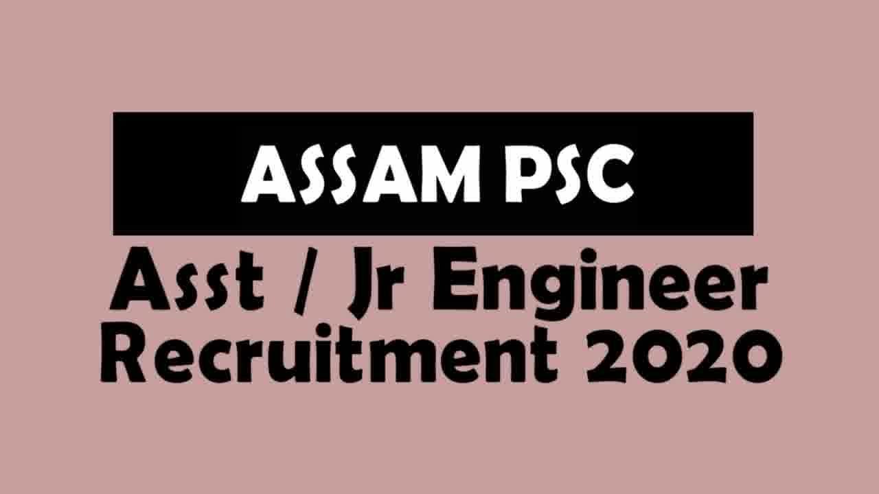 APSC Assistant Engineer Recruitment 2020 | APSC Junior Engineer Recruitment 2020 | Syllabus