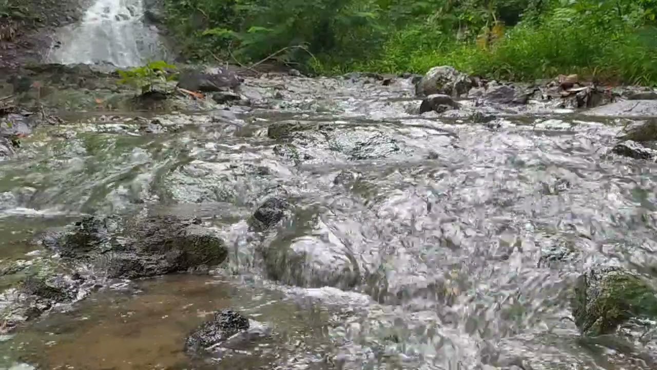 the shoothing sound of water