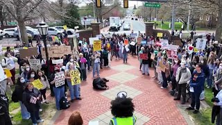 Protest held at University of Delaware over international students who had their Visas revoked