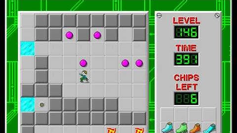 CCLP2 level 146 solution - 317 seconds