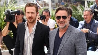 Ryan Gosling and Russell Crowe Cannes Film Festival for The Nice Guys