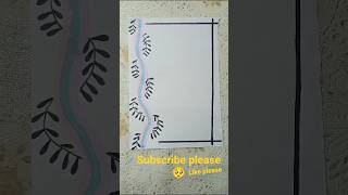 page decoration ideas for project  School page ideas #art #shorts #youtubeshorts