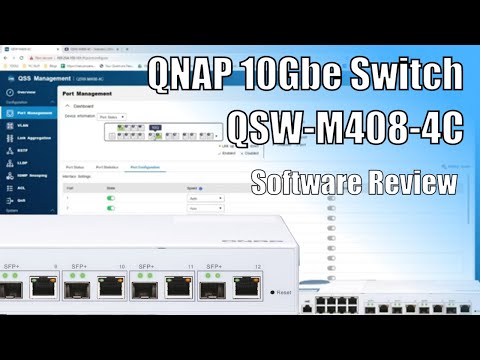 QNAP QSW-M408-4C 10G Managed Switch Software Review