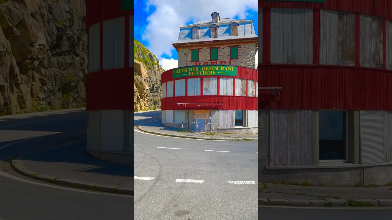 Famous Furka Pass & Belvedere Hotel: Iconic James Bond Location, Switzerland