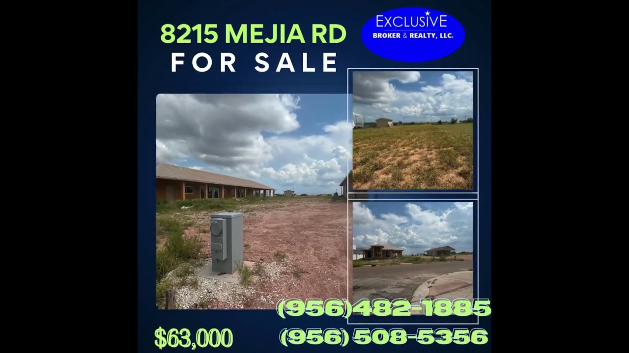 Lot For Sale 8215 Mejia Rd Laredo Tx