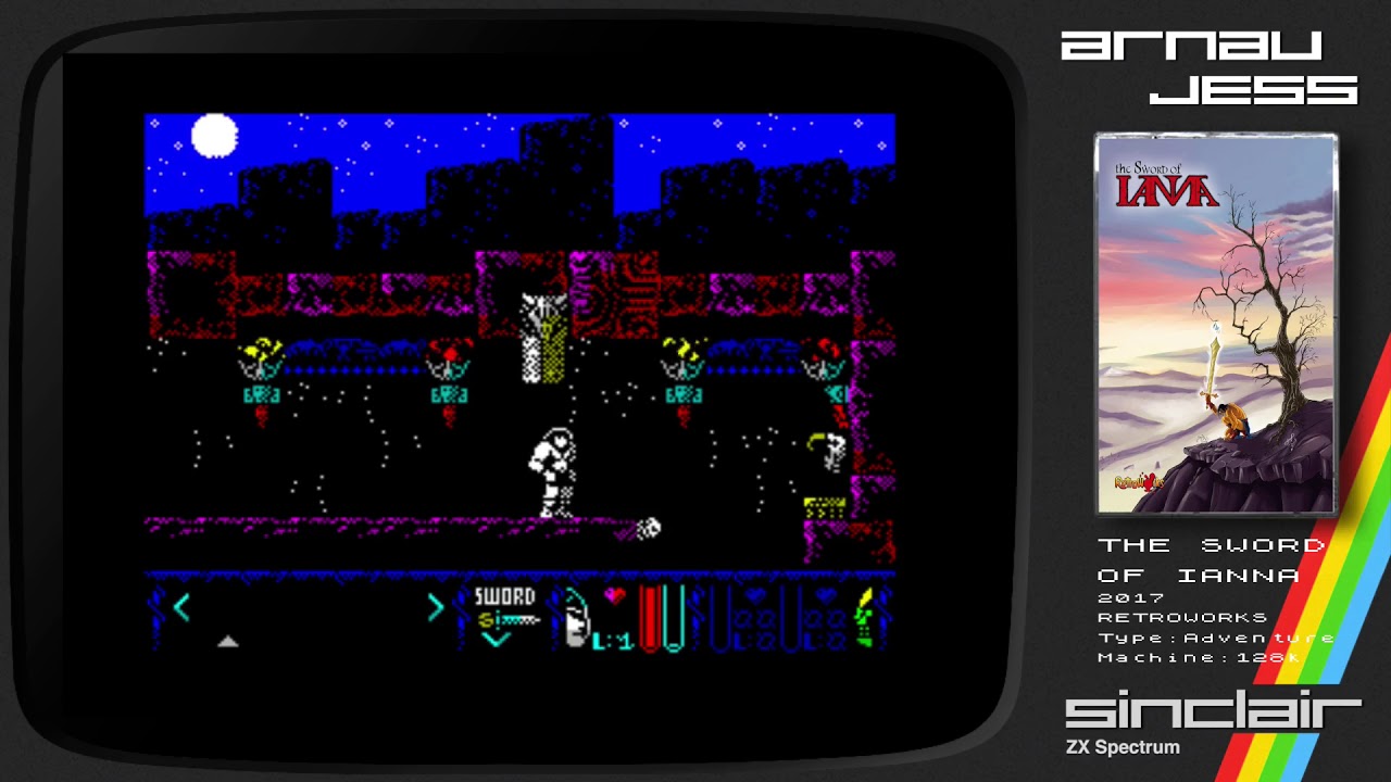 The SWORD of IANNA Zx Spectrum by RETROWORKS - YouTube