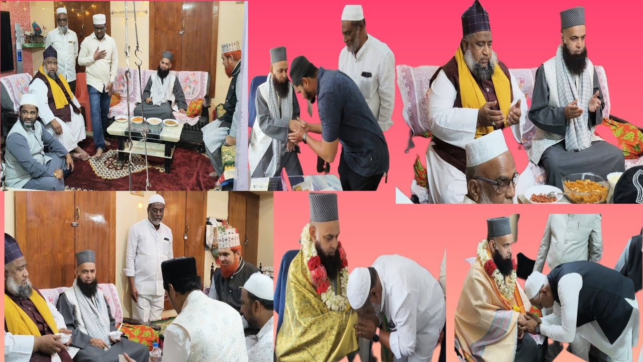 ADONI MIEN SYED HASAN ASKARI MIYA ASHRAFI GULFAROSH MANZIL MAIN TASHRIF FATEHA KHWANI AUR DUA KIYA.