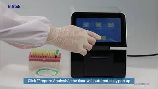 Veterinary fully automatic dry biochemical analyzer BA-VA-120 operation video.