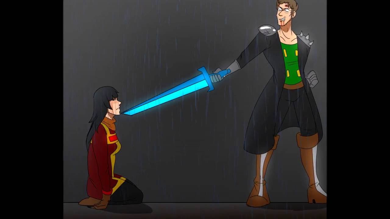 Minecraft Story Mode - Jesse Vs. Aiden Speed Paint - YouTube