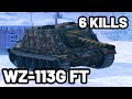 WZ-113G FT | 9.8K DAMAGE | 6 KILLS | WOT Blitz Pro Replays
