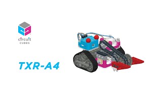 Circuit Cubes Robots Roll Kit • TXR-A4 • bluetooth toy • compact motor • diy build