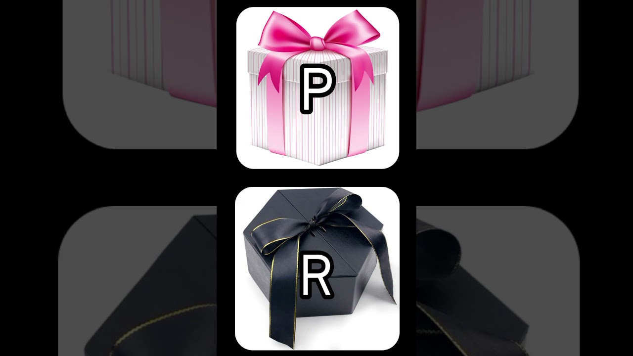 P vs R mystery gift box 