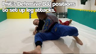 Using Priits defensive BJJ to attack the legs (not narrated)