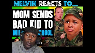 Mom Sends BAD KID to MILITARY SCHOOL [Reacting to Dhar Mann]