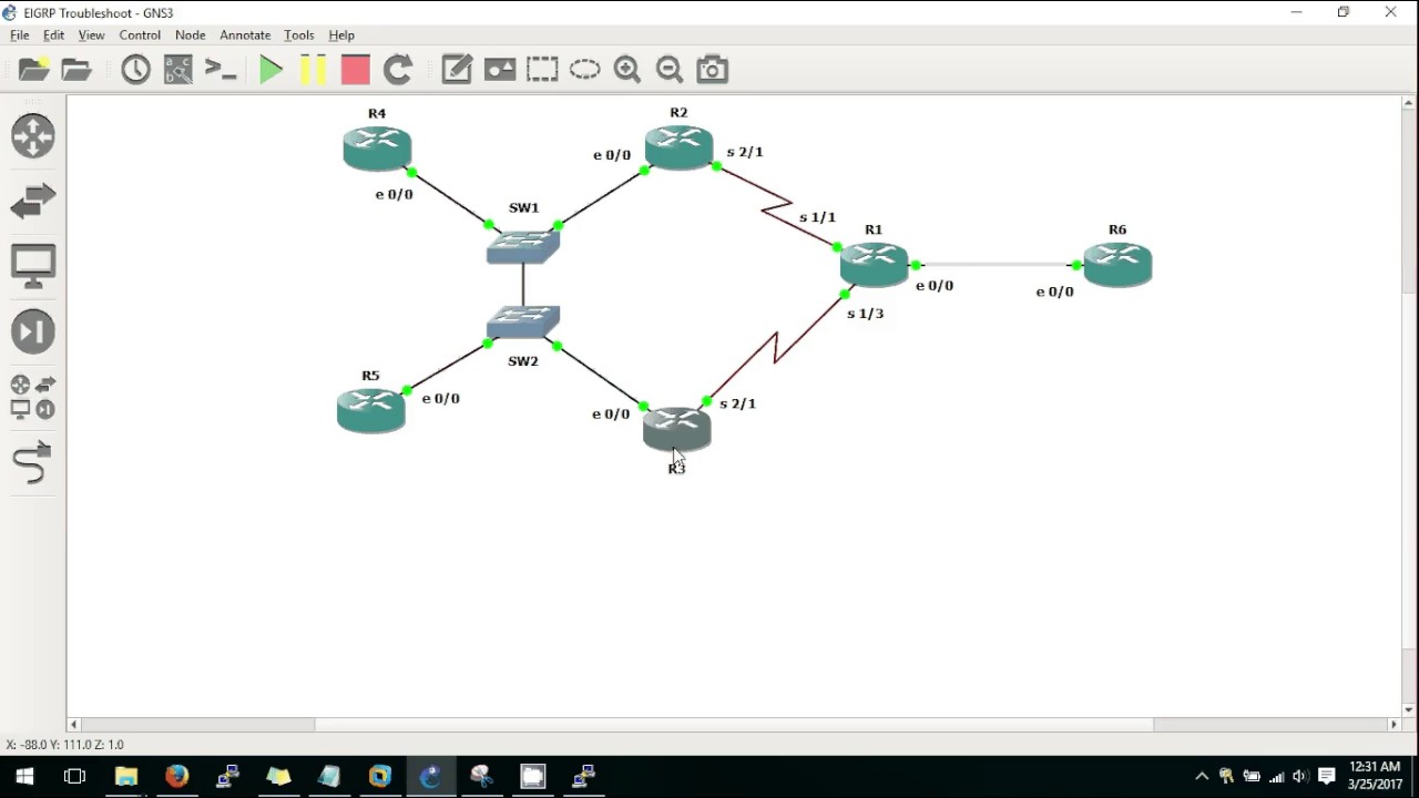 EIGRP troubleshooting Lab - YouTube