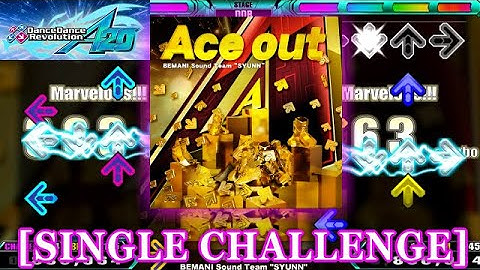 【DDR A20】 Ace out [SINGLE CHALLENGE] 譜面確認＋Clap