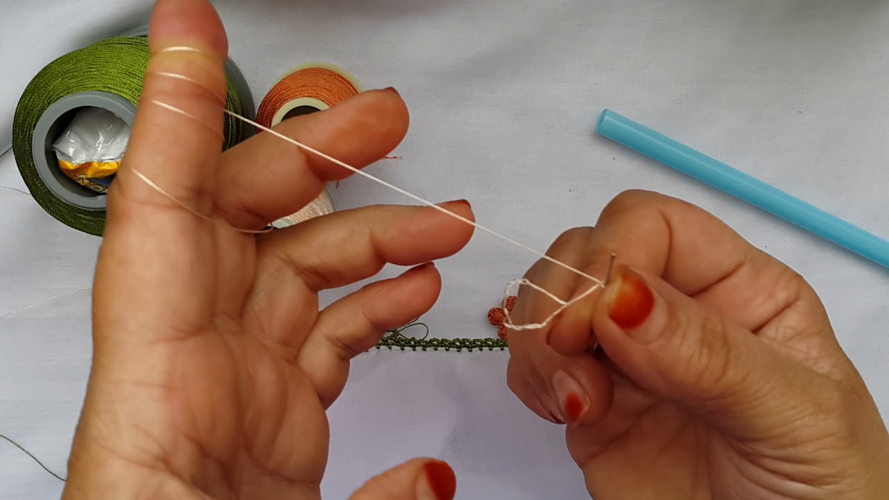 452-😍Tığ ucuna ip sarıp kolay ve gösterişli Tığ oyası modelleri Tığ oyası örnekleri yapımı tsm