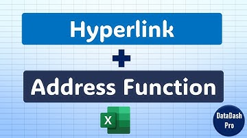 Master Excel: Creating Dynamic Links with HYPERLINK and ADDRESS Function