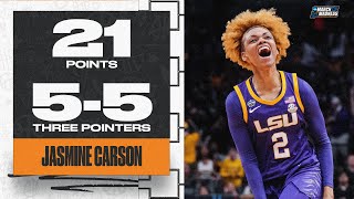 Jasmine Carson heats up for historic quarter in LSU&#39;s title win