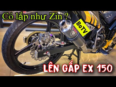 Video Nâng Cấp Dàn Chân Lên Gấp Exciter 150 Cho Ex 135 4s... - youtube