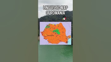 Linguistic map of Romania #shorts #europe #language #subscribe #fyp #viral #geography