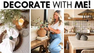 STYLING *NEW* DECOR || DECORATING TIPS & IDEAS || HIGH-END LOOK FOR LESS