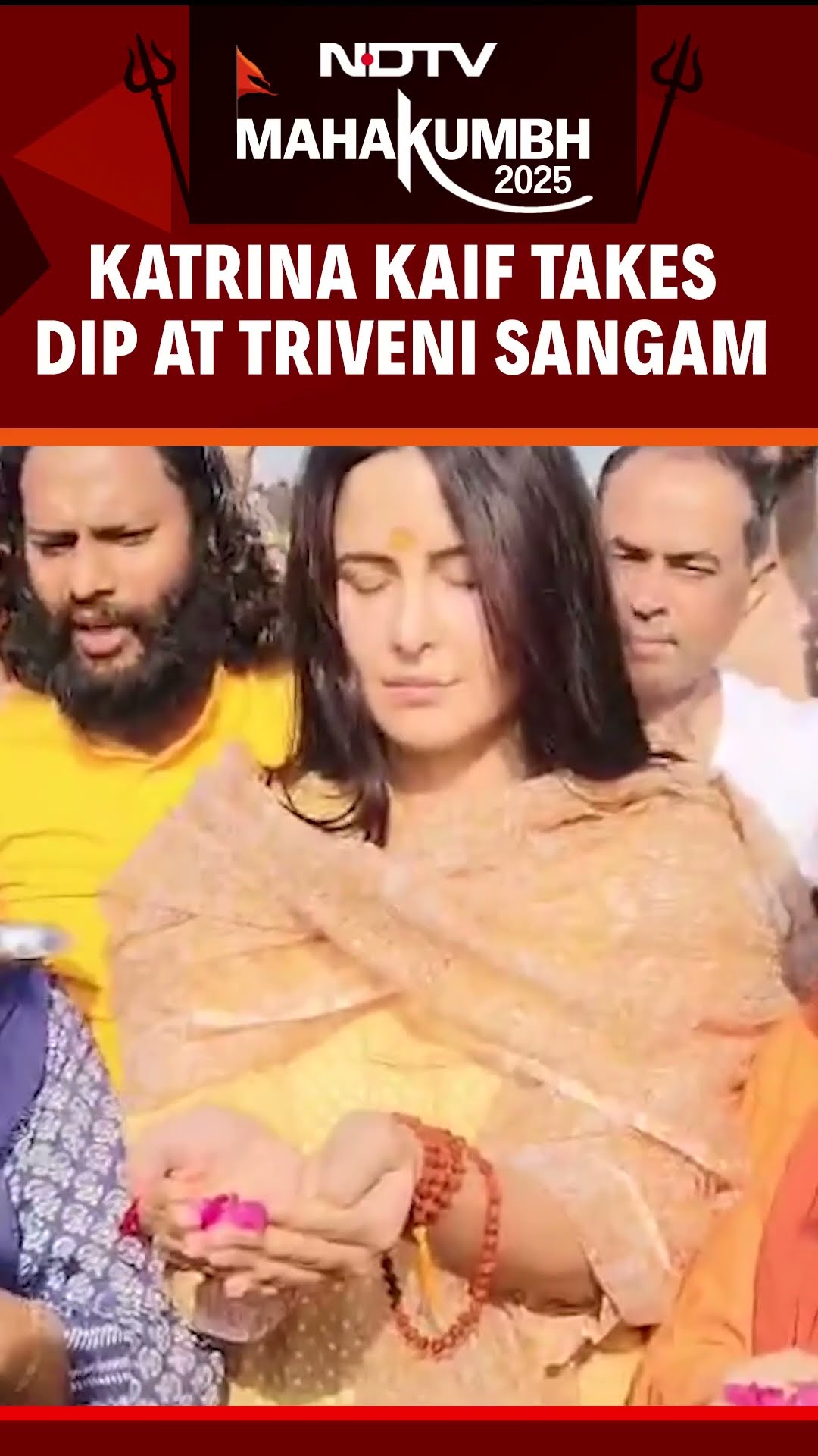 Maha Kumbh 2025 | Katrina Kaif, Mother-In-Law Visit Prayagraj, Take Dip At Triveni Sangam