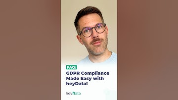 What Is GDPR Compliance (And How To Actually Do It) | heyData FAQ #compliance #gdpr #dataprotection