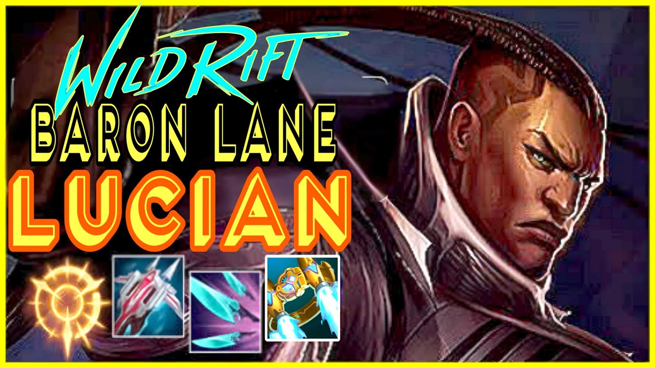 Lucina Runes WILDRIFT - BARON LANE LUCIAN(16-1-7) | LUCIAN BUILD AND RUNES - YouTube