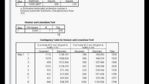 3. Logistic Regression Using SPSS/PASW (Example 2, interaction terms)