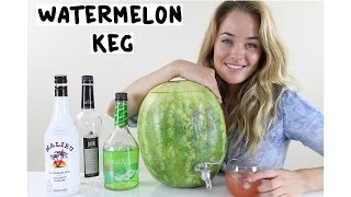 How to make a Watermelon Keg - Tipsy Bartender